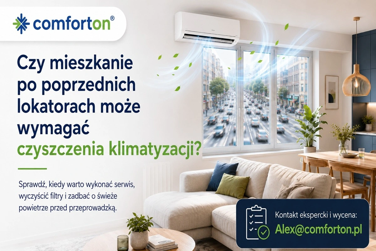 Klimatyzacja po poprzednich lokatorach – czy czyścić? | Comforton