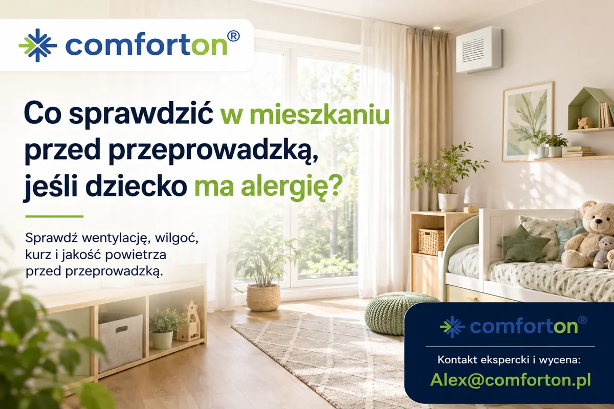 Mieszkanie dla dziecka z alergią – co sprawdzić? | Comforton