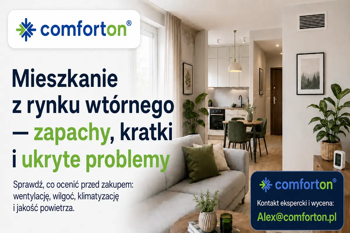Mieszkanie z rynku wtórnego – zapachy i kratki | Comforton