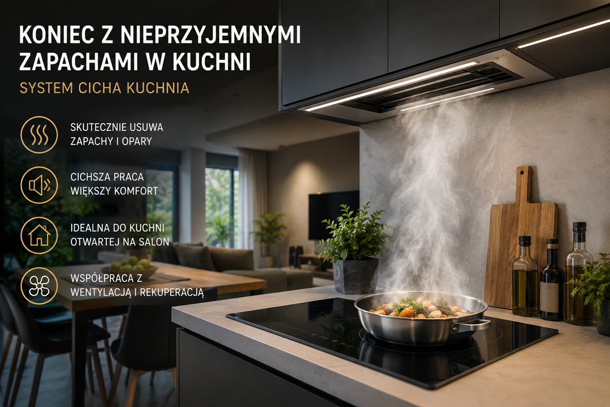 Jak działa system Cicha Kuchnia? Koniec z zapachami