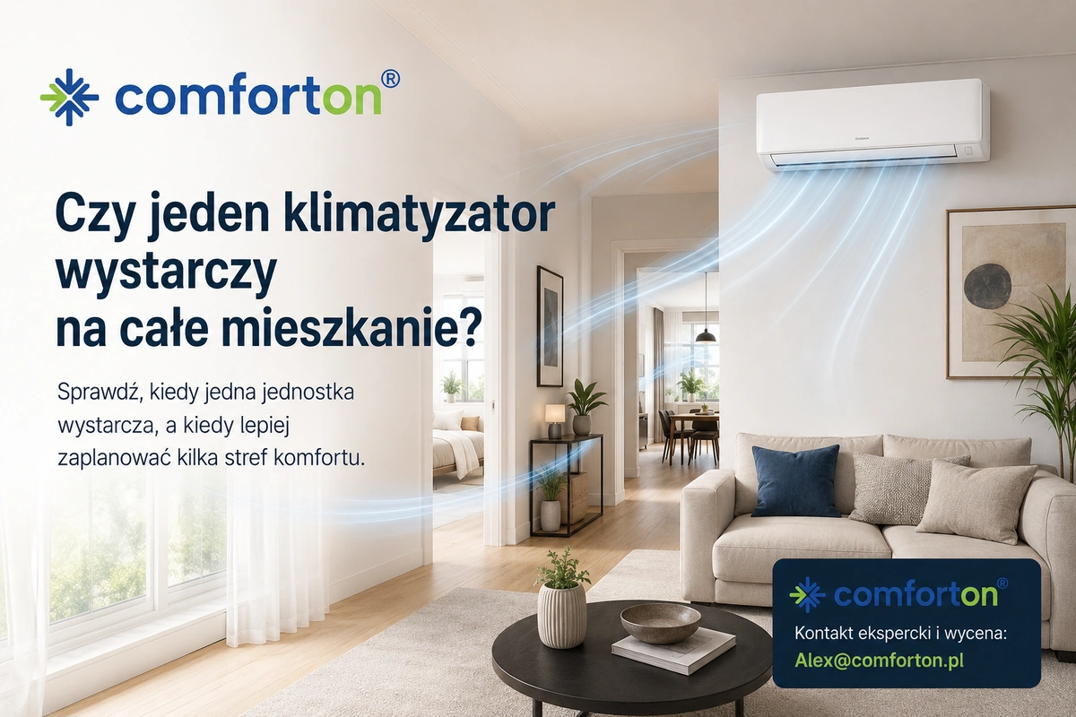 Czy jeden klimatyzator wystarczy na całe mieszkanie?
