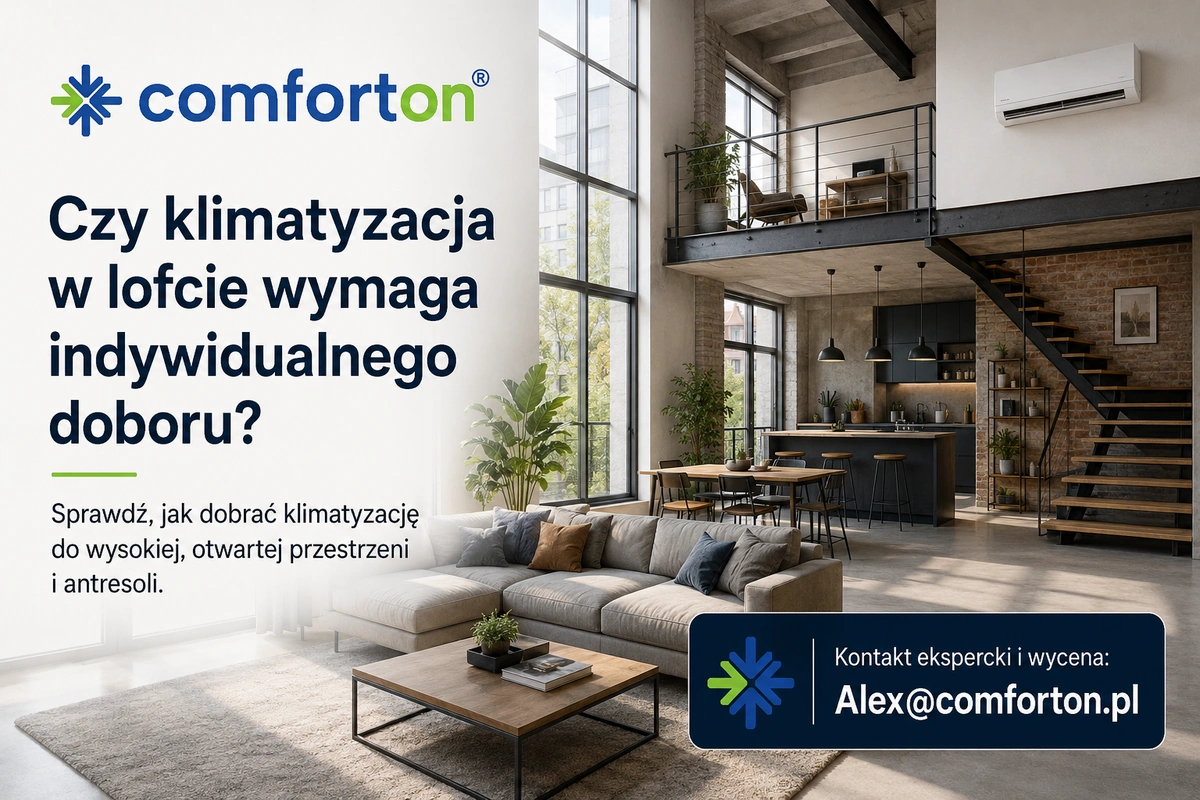 Czy klimatyzacja w lofcie wymaga indywidualnego doboru?